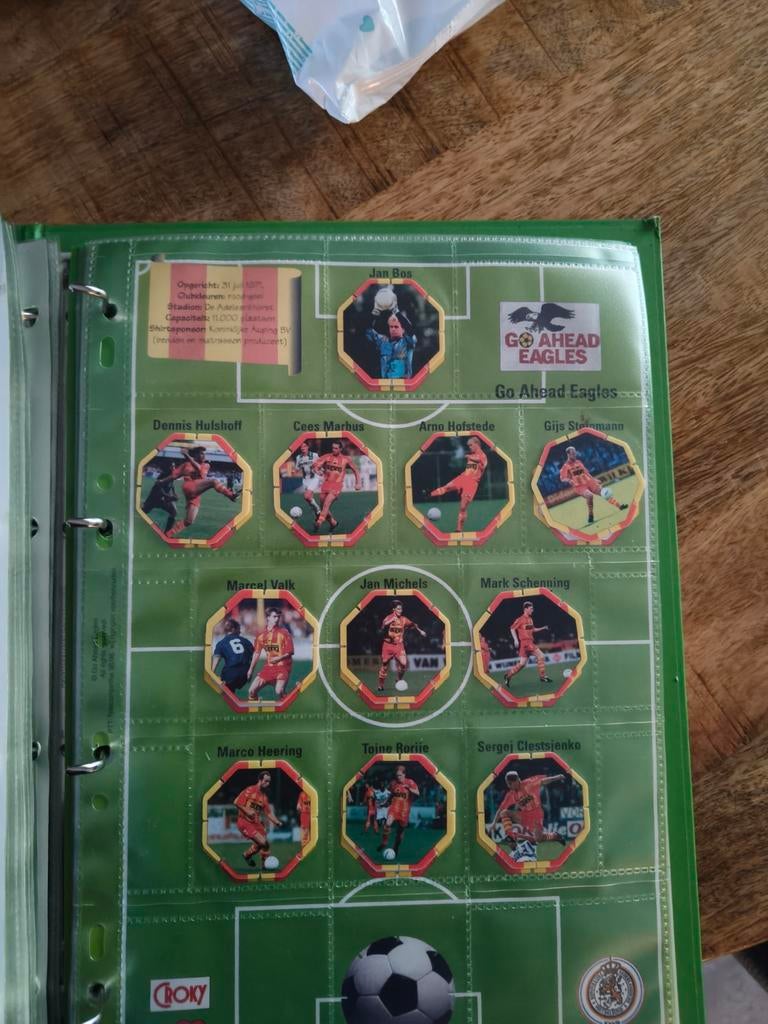 go ahead eagels 95/96 flippos te koop, Verzamelen, Ophalen of Verzenden, Losse flippo's