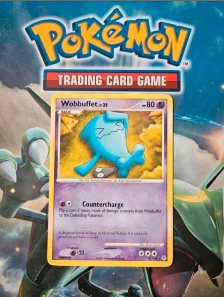 Wobbuffet 41/130 Diamond&Pearl base set pokemon kaart rare, Ophalen of Verzenden, Zo goed als nieuw, Losse kaart