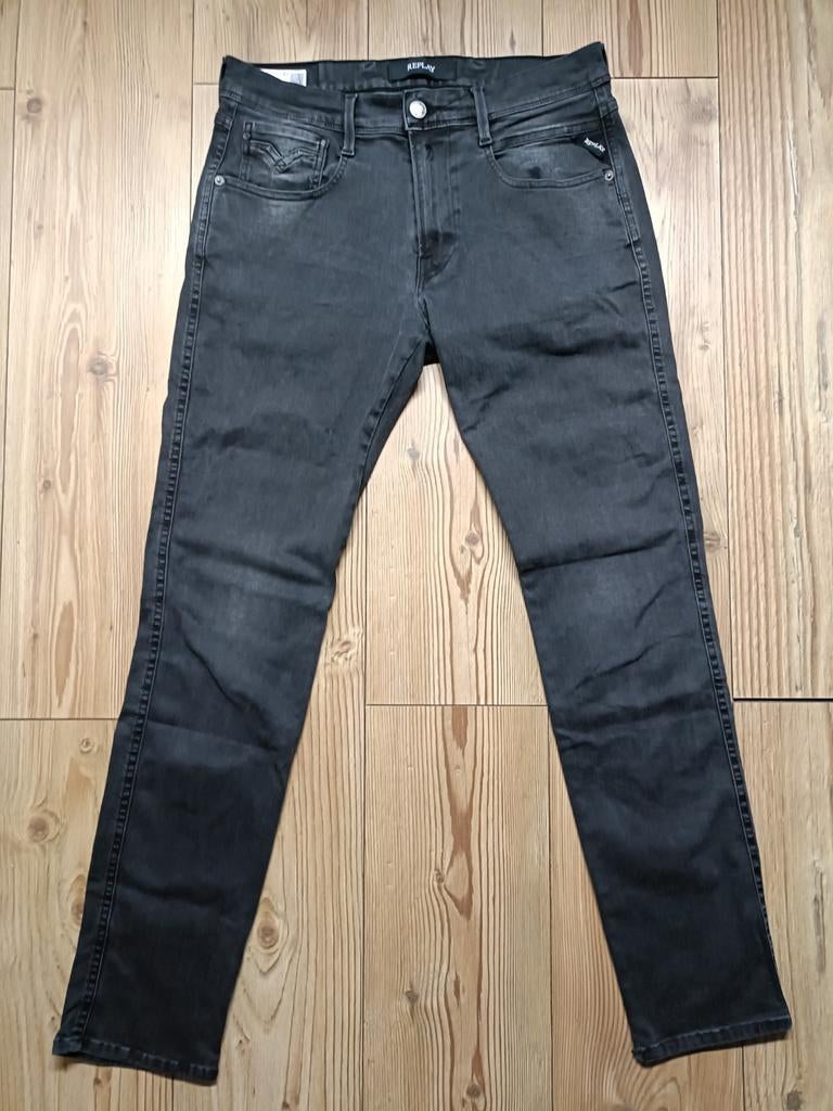 Replay anbass hyperflex maat 33-32, Ophalen of Verzenden, Zo goed als nieuw, Zwart, W33 - W34 (confectie 48/50)