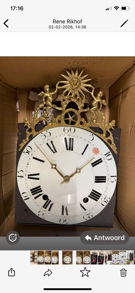 Comtoise koppen gemaakt van originele Franse onderdelen, Ophalen of Verzenden