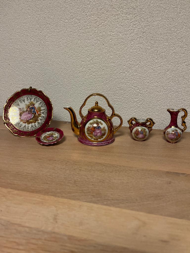 Limoges setje, Ophalen