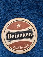 Heineken Oud Bruin Bierviltje - Vintage Bier Viltje, Verzamelen, Biermerken, Ophalen of Verzenden, Gebruikt, Viltje(s), Heineken