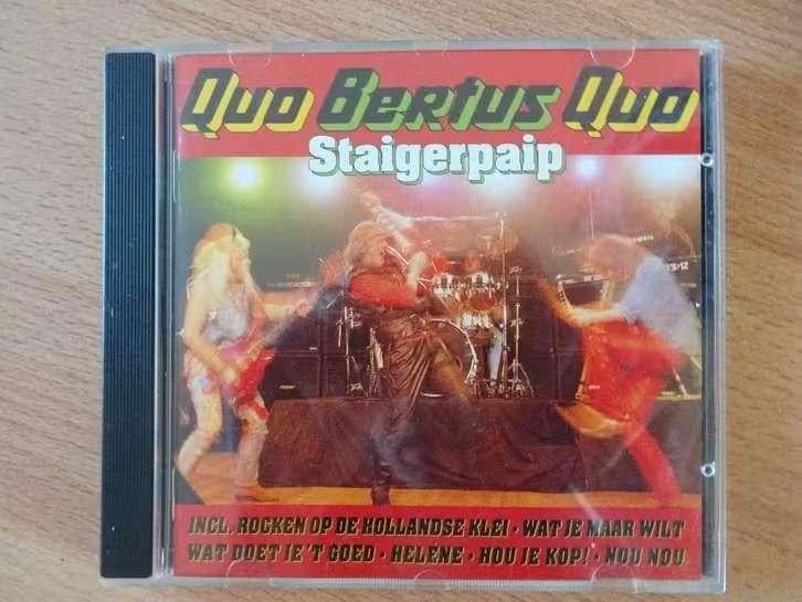 CD Bertus Staigerpaip – Quo Bertus Quo , BUCD 9315, Cd's en Dvd's, Cd's | Nederlandstalig, Gebruikt, Rock, Ophalen of Verzenden