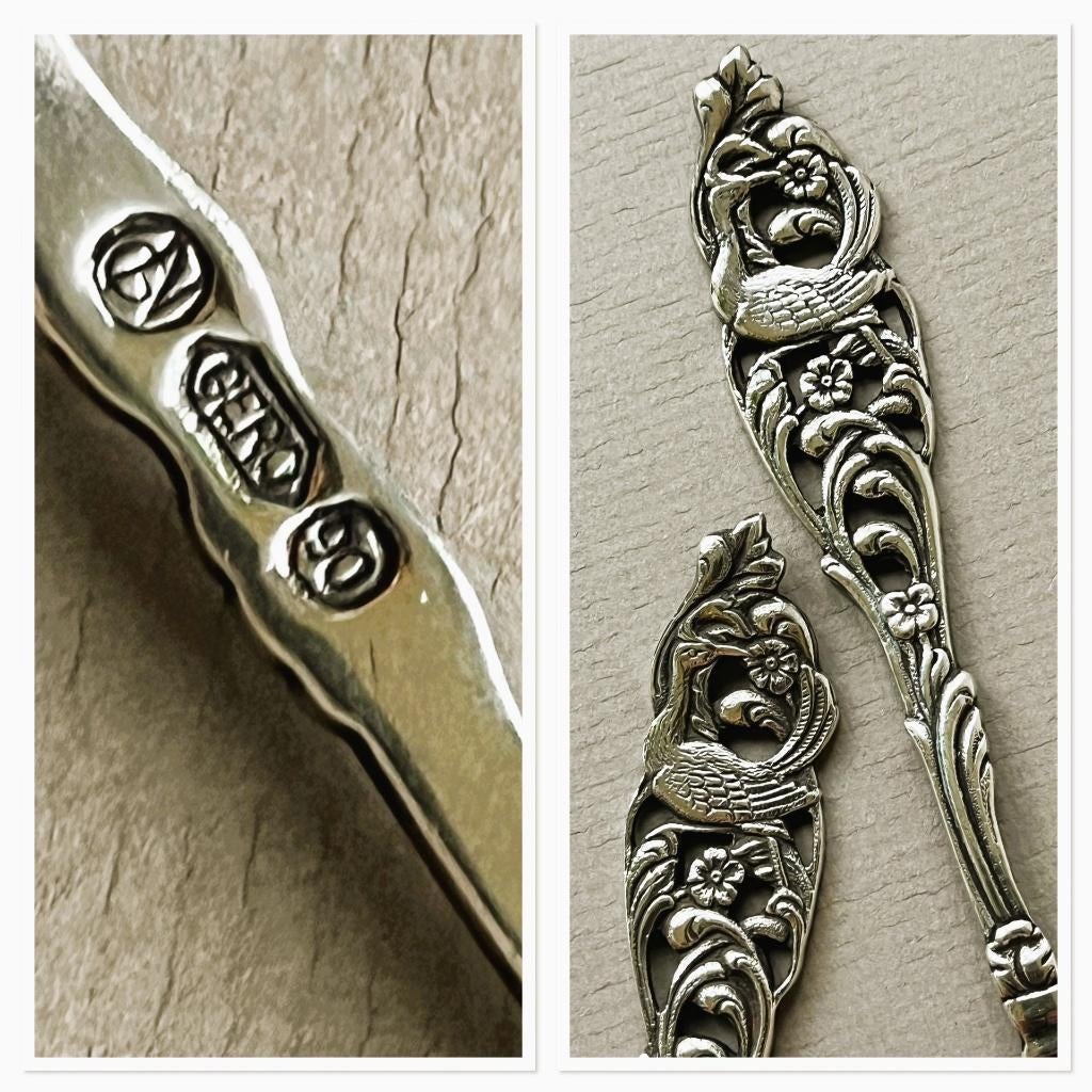 Gero Verzilverd 647 - Kraanvogel, Antiek en Kunst, Ophalen of Verzenden