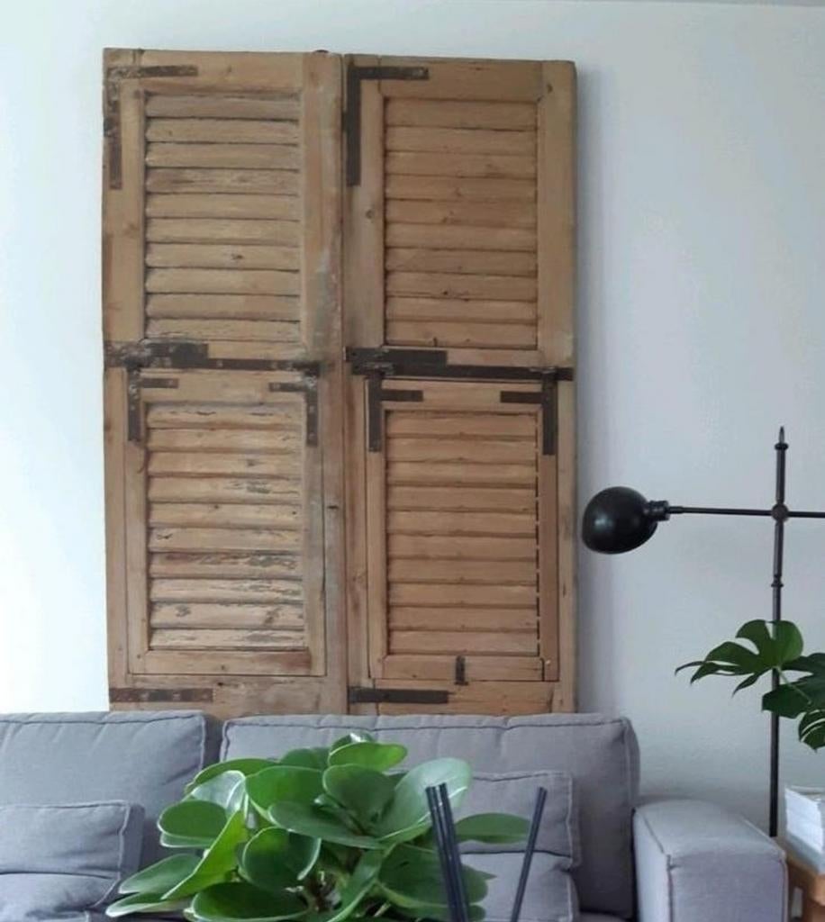 Brocante landelijk sober frans oud luik groot!!, Ophalen, Hout, Overige typen