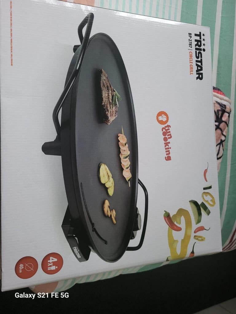 Nieuwe Tristar BP-2787 Circle Grill - Tafelgrill, Ophalen, Nieuw, Tafelgrill