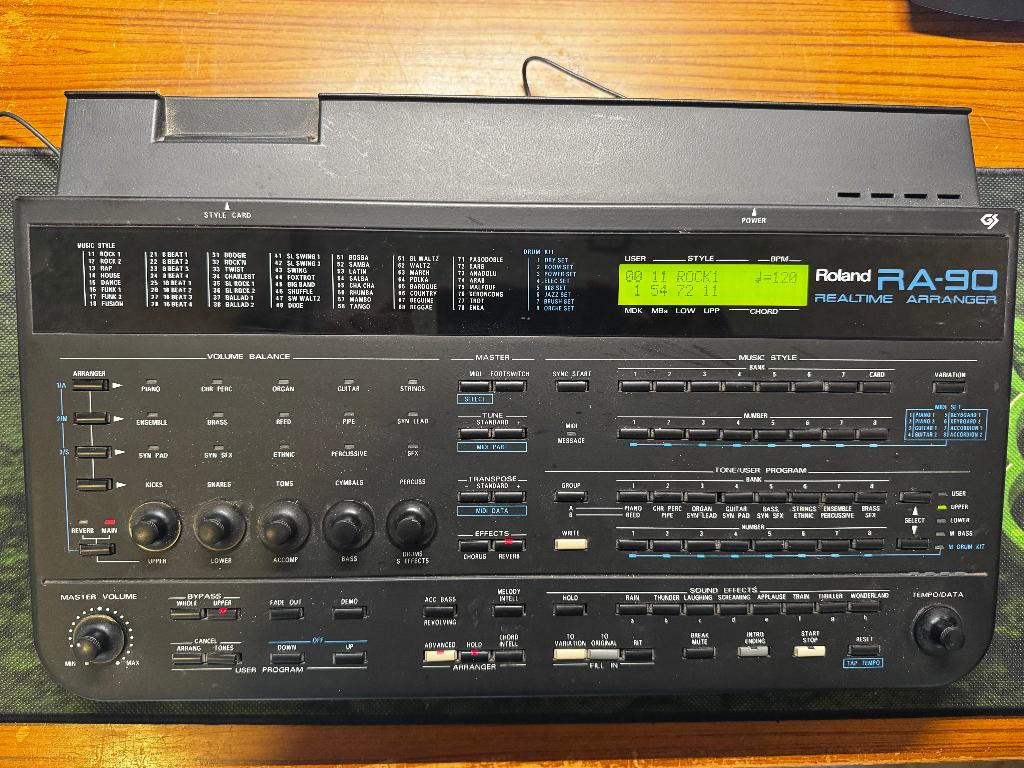 Roland RA-90 Realtime Arranger, Ophalen, Gebruikt, Roland