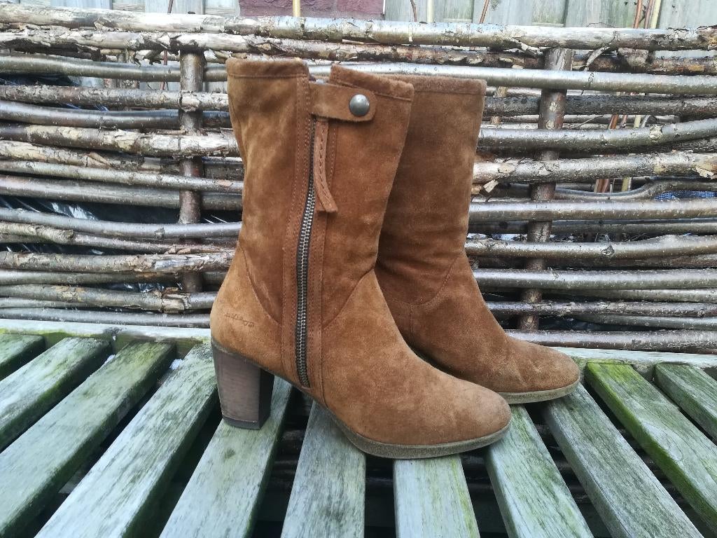 Via Vai Laarzen Leer Cognac Bruin maat 37, Kleding | Dames, Schoenen, Via Vai, Hoge laarzen, Bruin, Ophalen of Verzenden