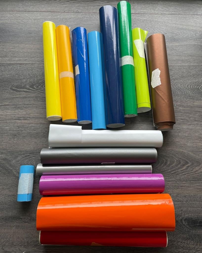 Plotter vinyl pakket 3 - cricut, Ophalen, Nieuw, Los Vilt