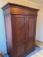 Antieke houten kast met twee deuren, Antiek en Kunst, Antiek | Meubels | Kasten, Ophalen
