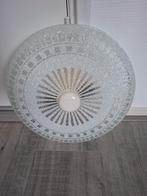 Oude glazen plafonlamp, Ophalen, Gebruikt, Glas