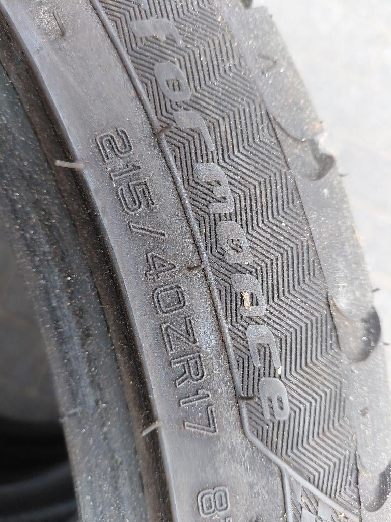 Goede gebruikte zomer autobanden 4x, Auto-onderdelen, Banden en Velgen, Ophalen, Banden en Velgen, 17 inch, Personenwagen