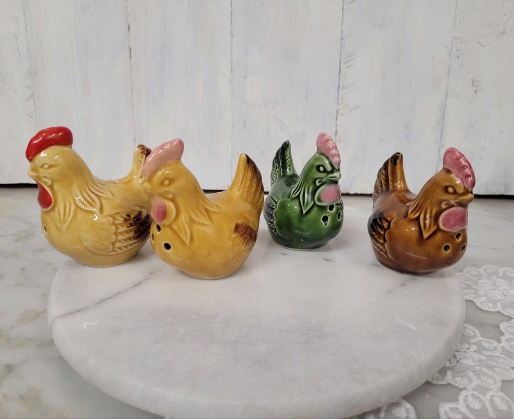 4 peper of zout vaatjes kip., Ophalen of Verzenden