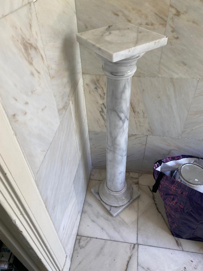 Marmeren pilaar, zuil van marmer, Ophalen