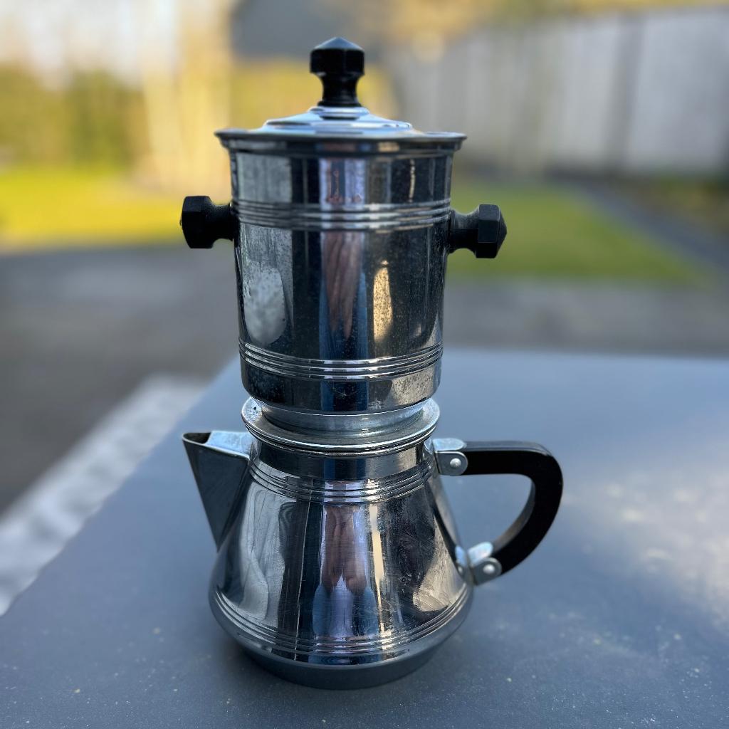 BROCANTE vintage koffiekan - percolator merk Sollana?, Ophalen of Verzenden