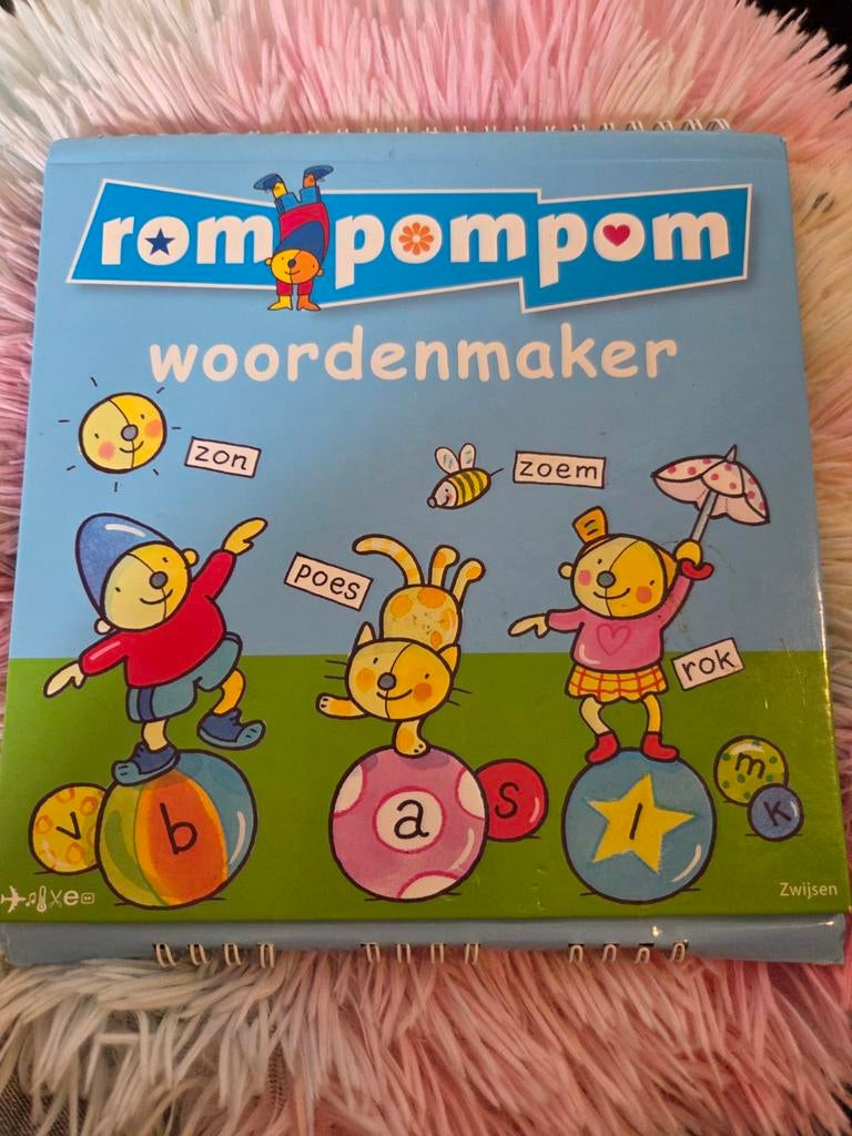 RomPompom Woordenmaker - Leerzaam en Leuk!, 3 tot 4 jaar, Ophalen of Verzenden, Zo goed als nieuw, Zwijsen