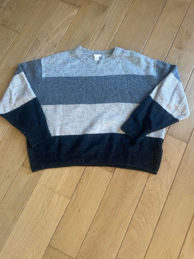 H&M trui, Ophalen of Verzenden, Gedragen, Maat 38/40 (M), Grijs