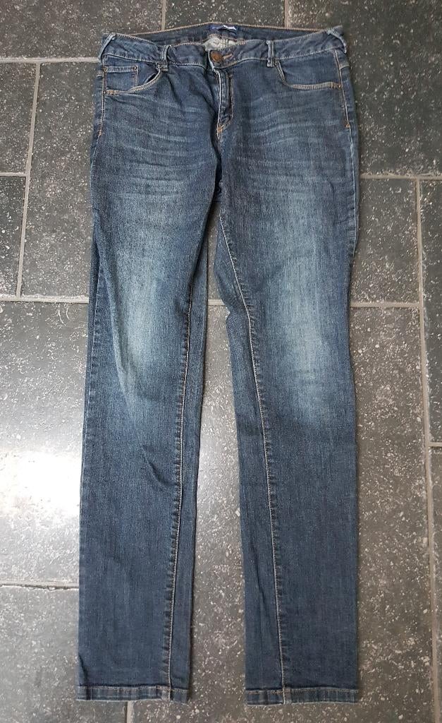 Spijkerbroek maat 40, stretch slim leg, EVA., Charles Vogele, Blauw, Ophalen of Verzenden, Zo goed als nieuw