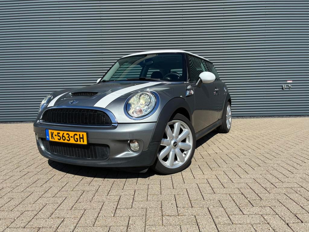 Mini Cooper S | 2008 | Lage km stand | Handgeschakeld, Auto's, Voorwielaandrijving, Zwart, 4 cilinders, 4 stoelen