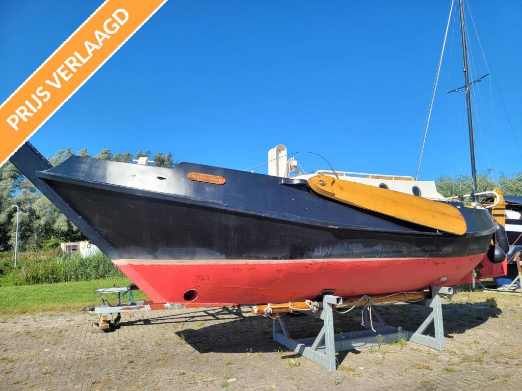 Schokker Langenberg (bj 1982), Watersport en Boten, Platbodems, Gebruikt, 9 tot 12 meter, Staal, Diesel