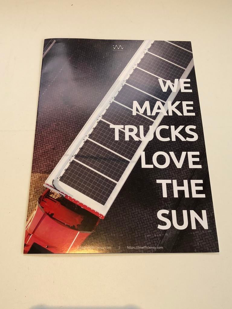 Folder we make trucks love the sun, Boeken, Ophalen of Verzenden, Zo goed als nieuw, Overige merken