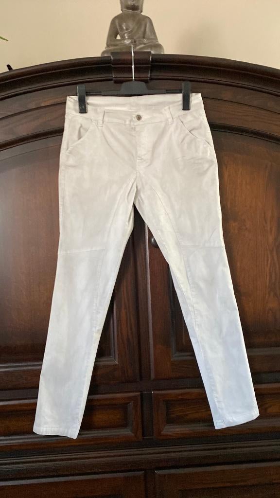 Broek Jeans Transfer Maat 42 stretch GRIJS, Maat 42/44 (L), Ophalen of Verzenden, Zo goed als nieuw, Transfer