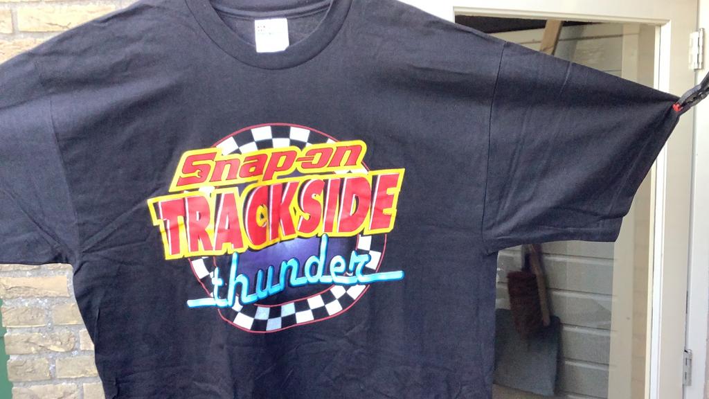 Trackside thunder , Snapone XL, Kleding | Heren, Ophalen of Verzenden, Nieuw, Maat 56/58 (XL), Zwart