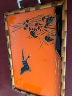 Jaren '50 dienblad met vogelmotief - 30x20 cm, Ophalen of Verzenden