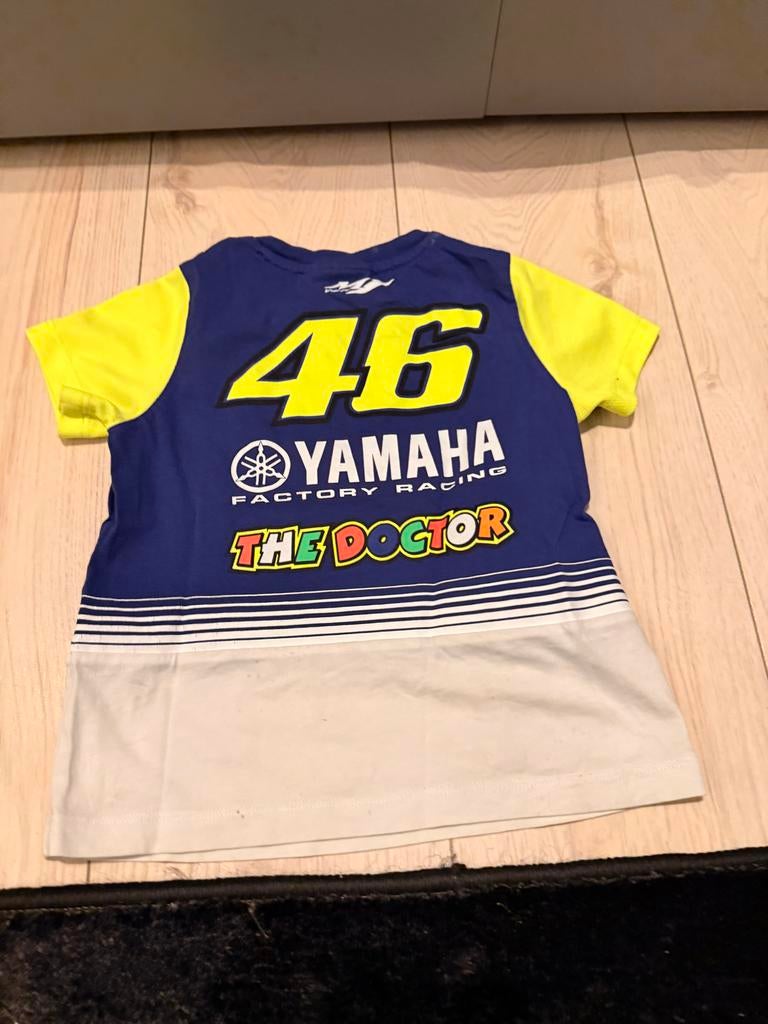 Yamaha Factory Racing T-shirt, Kinderen en Baby's, Babykleding | Maat 62, Ophalen of Verzenden, Zo goed als nieuw, Jongetje, Shirtje of Longsleeve