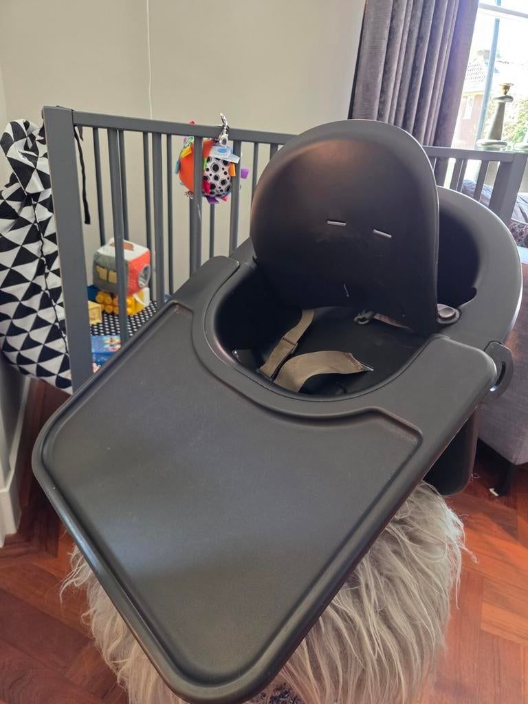 Stokke Steps Baby Set - Zwart, Kinderen en Baby's, Kinderstoelen, Ophalen of Verzenden, Zo goed als nieuw, Meegroeistoel, Gordel(s)