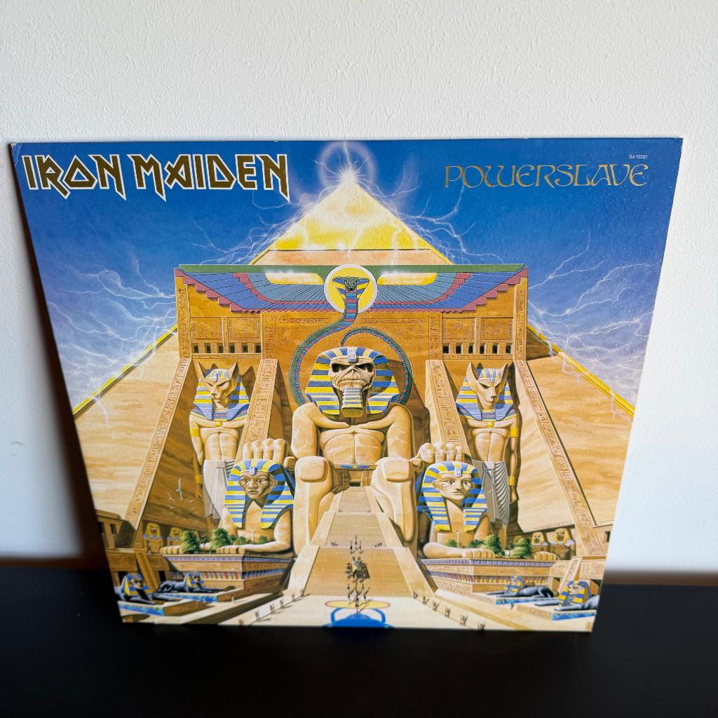 Te Koop: Iron Maiden – Powerslave LP, Gebruikt, 1980 - 1989, Ophalen of Verzenden, 12 inch
