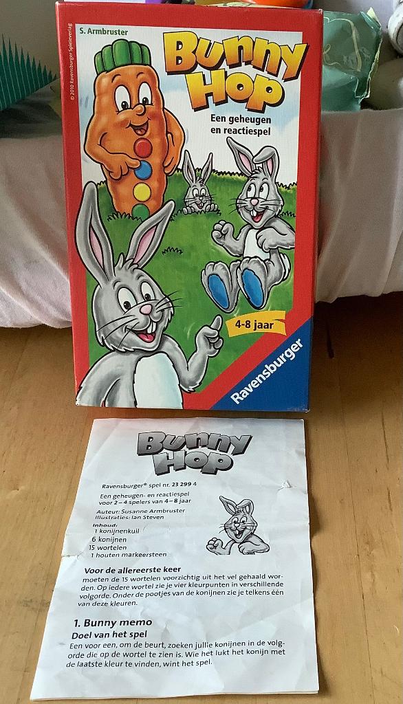 Bunny Hop, geheugen- en reactiespel, Ophalen of Verzenden, Gebruikt