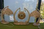Vintage klok en 2 tafellampen, bling bling stijl Vidal Grau?, Ophalen of Verzenden