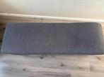 Opbergbankje grijs, Ophalen, Gebruikt, Rechthoekig, Stof