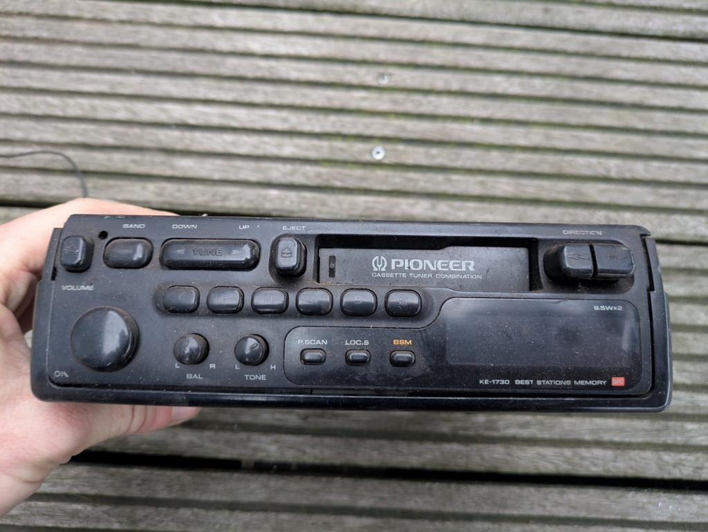 Pioneer Autoradio Vintage Radio Auto Casette Pioneer, Auto diversen, Ophalen of Verzenden