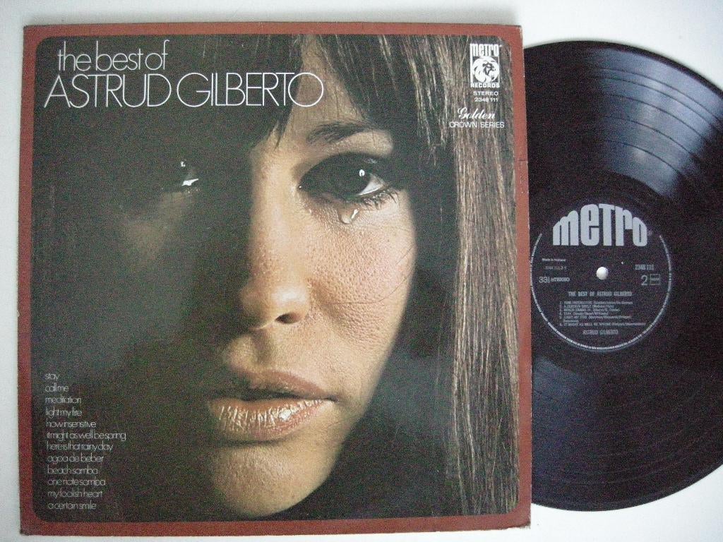Astrud Gilberto The Best Of - LP vinyl zgan, Ophalen, Zo goed als nieuw, 12 inch
