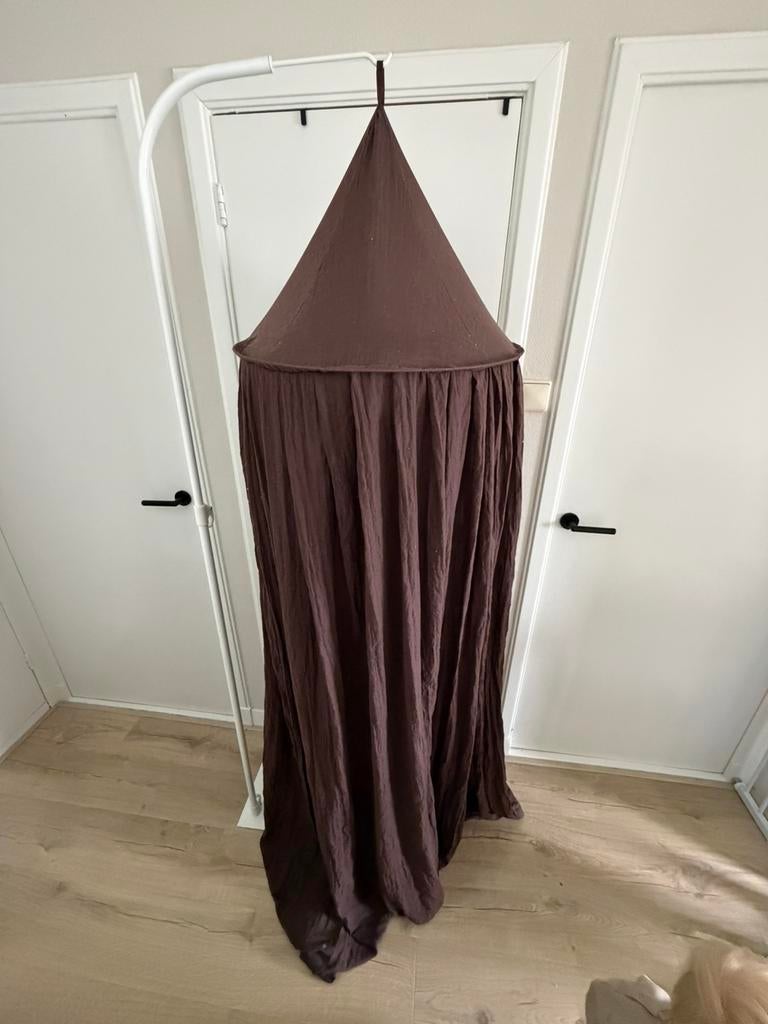 Jollein klamboe bruin met stok, Ophalen of Verzenden, Zo goed als nieuw, Klamboe