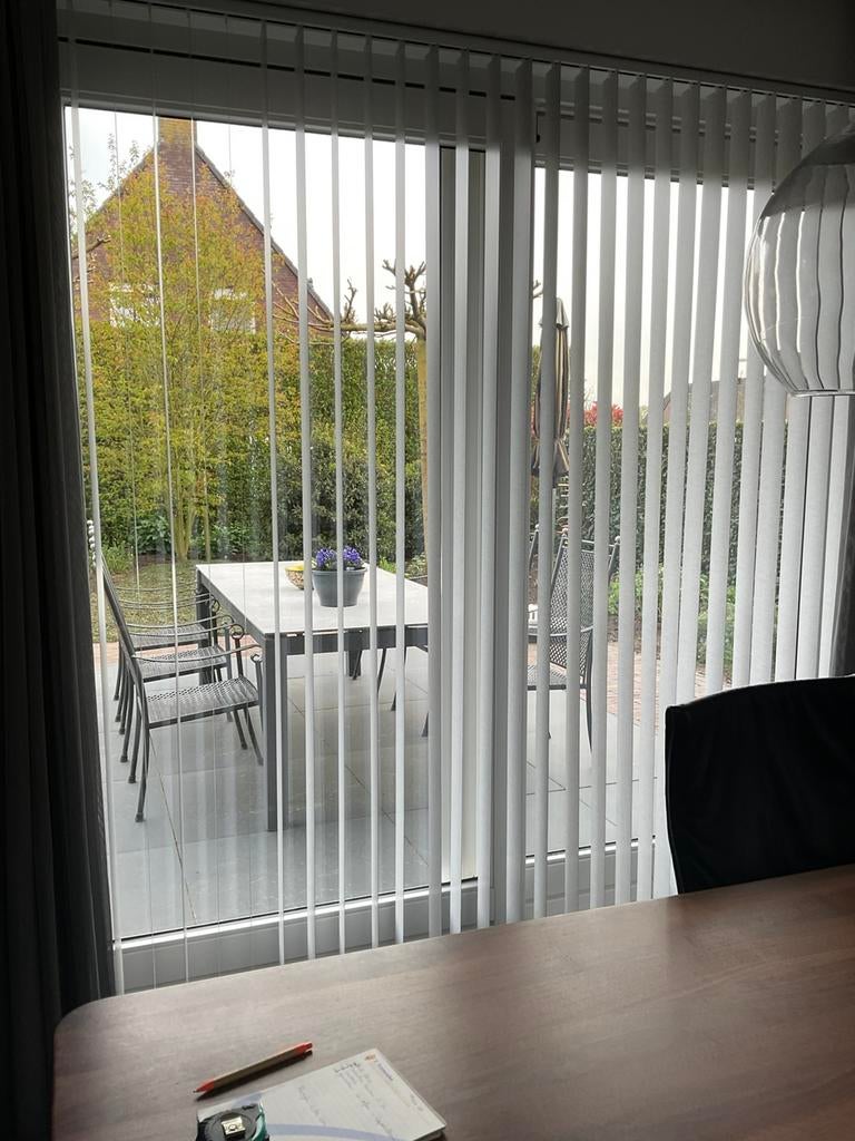 Lamellen verticaal voor meer privacy en tegen de zon., Ophalen of Verzenden, Zo goed als nieuw