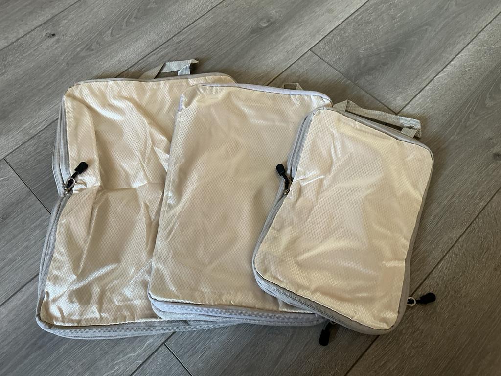Reis compressie packing cubes - koffer organisers - set, Ophalen of Verzenden, Zo goed als nieuw, 30 cm of meer, Minder dan 35 cm