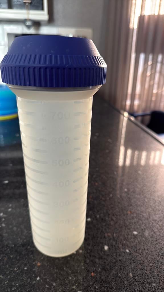 Shake beker 700 ml., Ophalen of Verzenden, Zo goed als nieuw, Beker of Kan