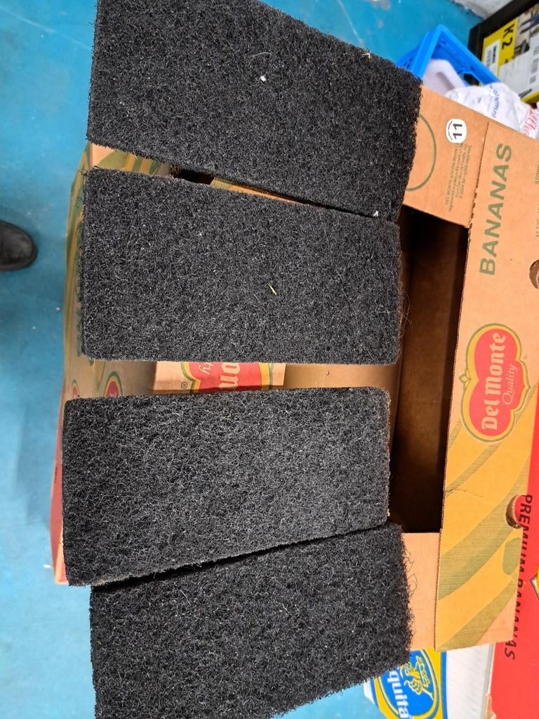4x hard schrobpads, Huis en Inrichting, Ophalen of Verzenden, Dweilemmer, -bak, of -wagen