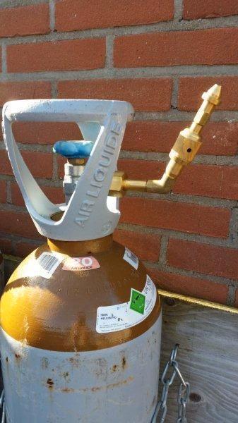 Heliumkranen, Heliumnippel heliumkraan NL aansl, Hobby en Vrije tijd, Feestartikelen, Zo goed als nieuw, Overige typen, Overige