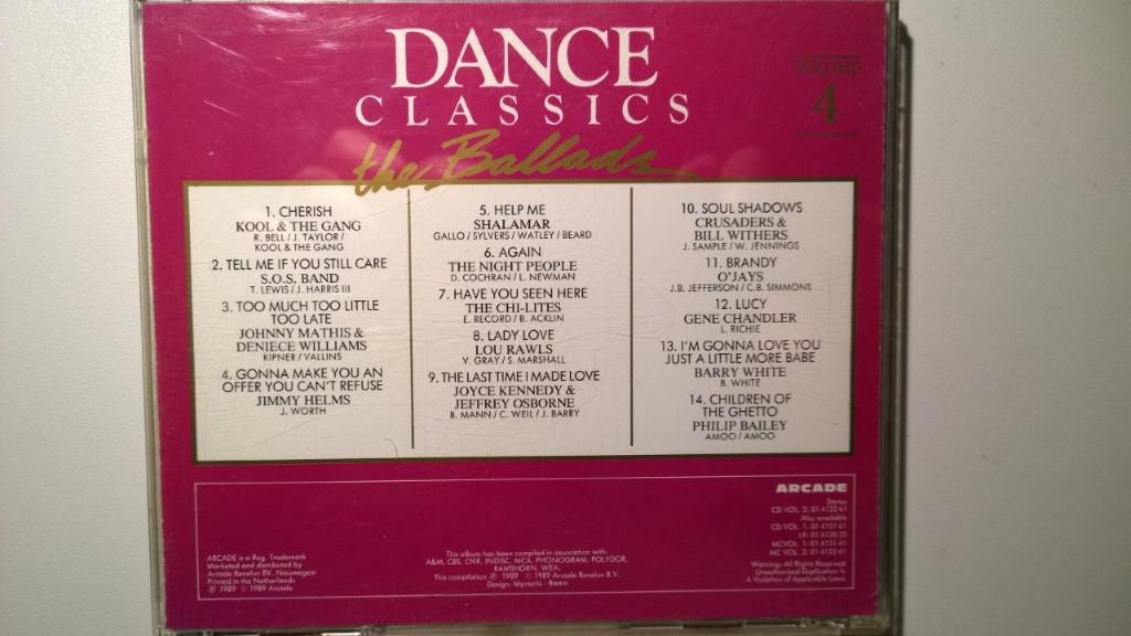 Dance Classics The Ballads Volume 4, Ophalen of Verzenden, Zo goed als nieuw, Dance