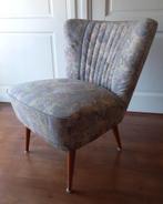 Cocktail stoel retro stoeltje pastel-tinten @DOC61, Huis en Inrichting, Fauteuils, Minder dan 75 cm, Zo goed als nieuw, Stof, 50 tot 75 cm