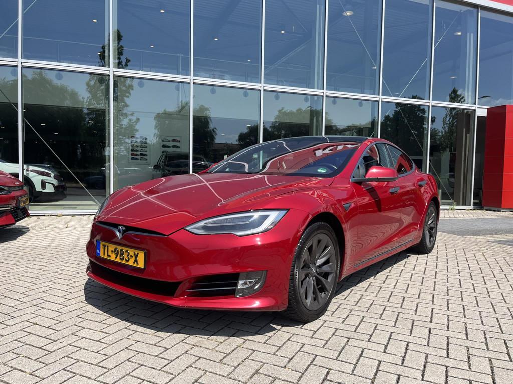 Tesla Model S 75D | NL-Auto | Panoramadak | 12 MAANDEN BOVAG, Auto's, Tesla, Stof, Gebruikt, Model S, Origineel Nederlands