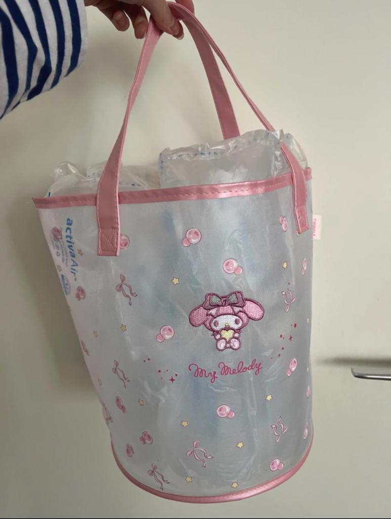 Sanrio My Melody mesh tas - Picknick, strand of kindertas, Ophalen of Verzenden, Nieuw, Roze, Shopper