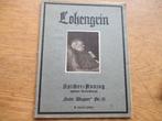 WAGNER - LOHENGRIN - VOOR PIANO, Muziek en Instrumenten, Gebruikt, Klassiek, Ophalen of Verzenden, Artiest of Componist