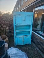 Vintage kast, blauw, gratis op te halen, Ophalen, Gebruikt