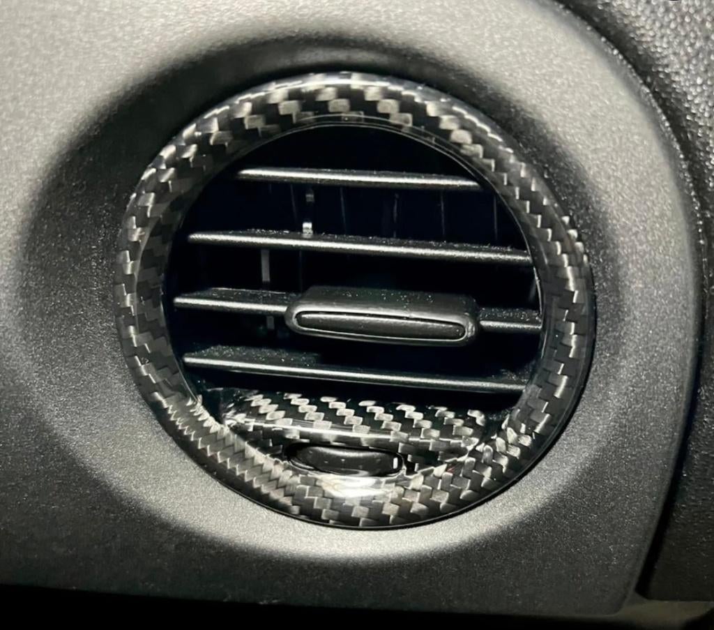 ABARTH Carbon ventilatierooster covers, Ophalen of Verzenden, Nieuw