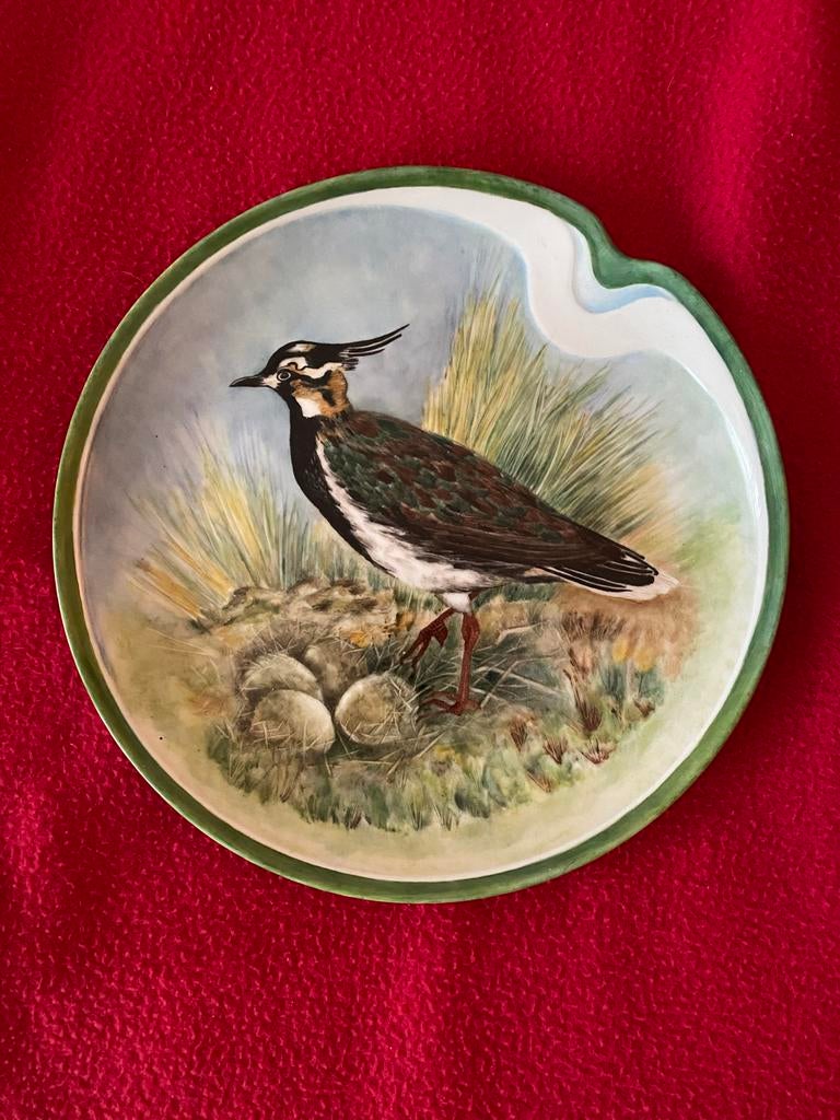 Kaiser Porseleinen Serveerschaal Handgeschilderd Kievit 1991, Ophalen of Verzenden